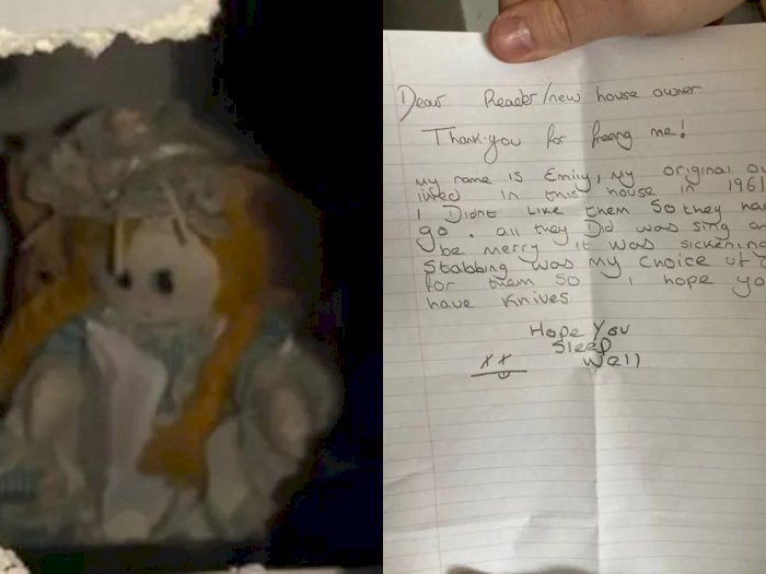 Serem! Pria Ini Temukan Boneka & Surat Mengerikan  di Ruang Bawah Tangga Rumah Barunya