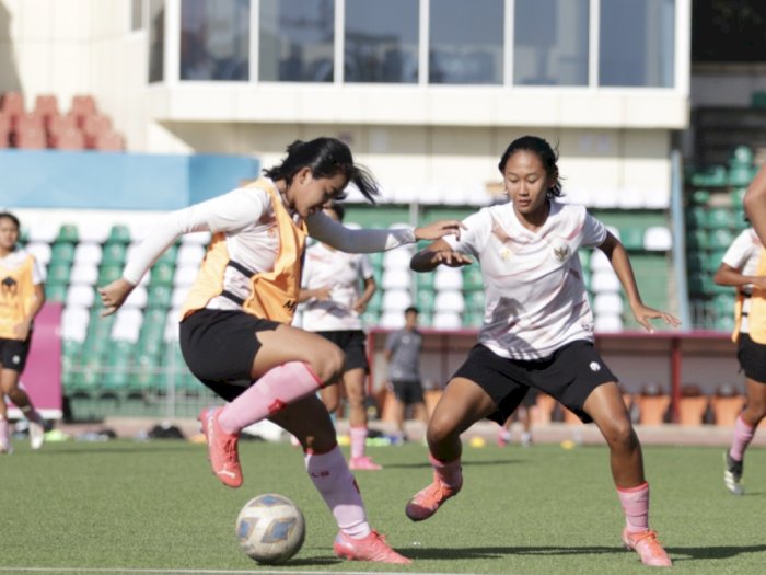 Penentu Langkah ke Piala Asia 2022,Timnas Wanita Indonesia Optimistis Kalahkan Singapura