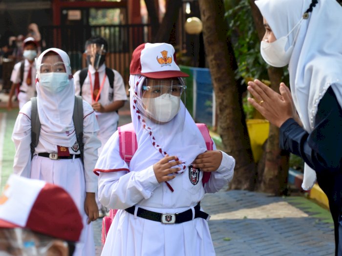 FOTO: Pembelajaran Tatap Muka Tahap Dua di Jakarta