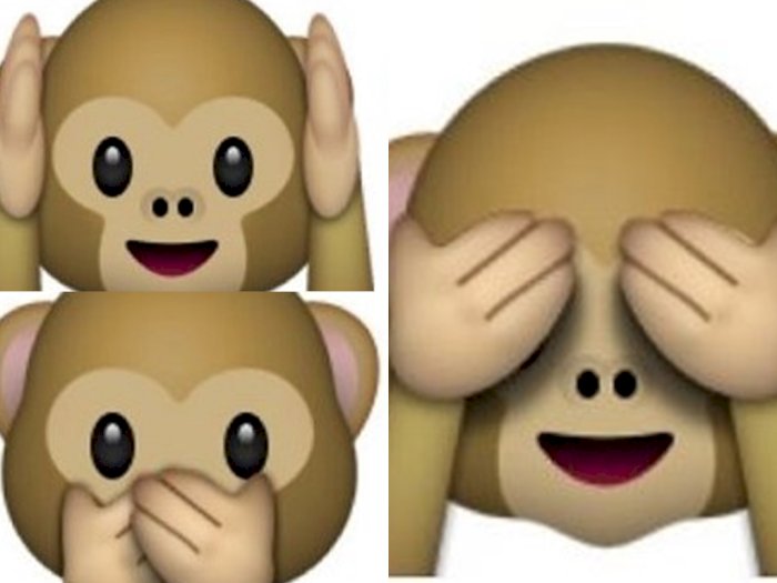 Sering Pakai Emoji Monyet Menutup Mata? Ternyata Ini Maknanya