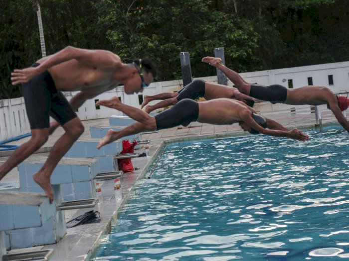 FOTO: Latihan Atlet Renang NPC Kalimantan Tengah