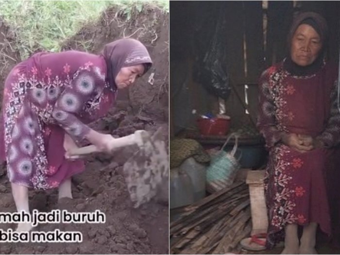 Kisah Pilu Nenek Wasmah, Jadi Buruh di Usia Senja dan Tinggal di Gubuk Reyot Sendirian