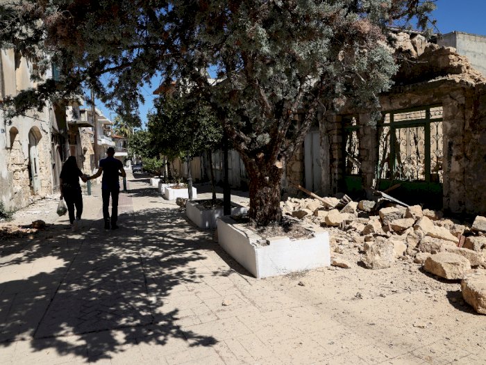 Ratusan Rumah di Yunani Rusak Usai Dilanda Gempa Bumi