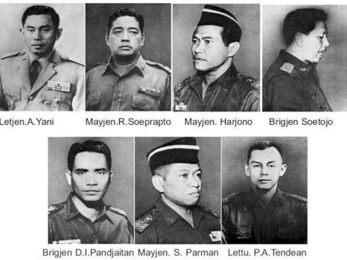 Kisah 7 Pahlawan Revolusi Indonesia yang Menjadi Korban G30S/PKI