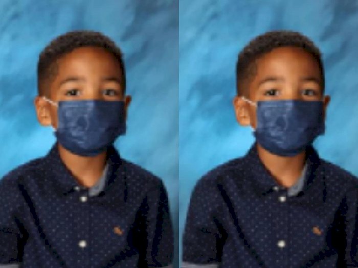 Bocah Ini Tak Ingin Lepas Masker saat Foto di Sekolah,  Alasannya Bikin Kagum