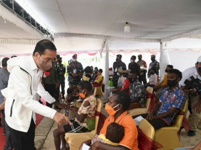 Presiden Jokowi Pastikan Vaksinasi COVID-19 Merata dari Sabang sampai Merauke
