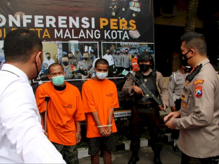Sempat Todong Polisi, Sindikat Pencuri Motor Berpistol di Malang Diciduk