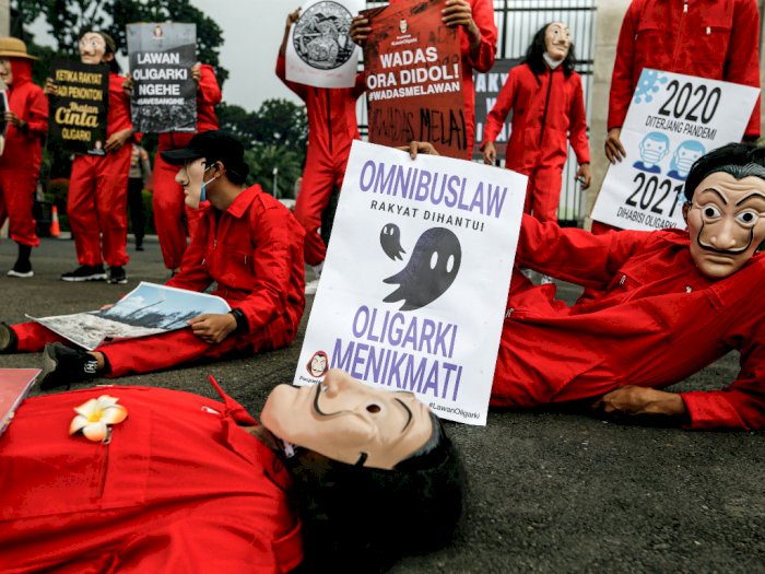 FOTO: Protes Anti Korupsi di Jakarta