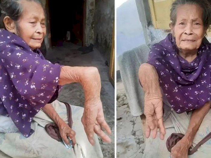 Kisah Pilu Nenek Demi yang Hidup Sebatang Kara di Tegal, Tangan Patah Sejak Puluhan Tahun