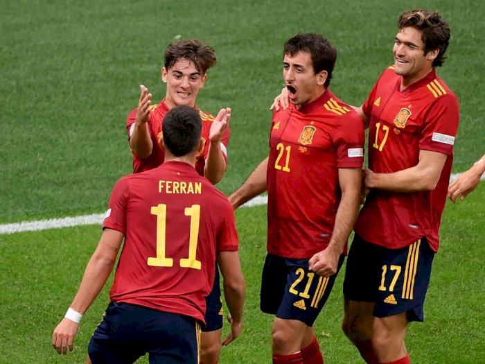 FOTO: UEFA Nations League, Italia vs Spanyol 1-2