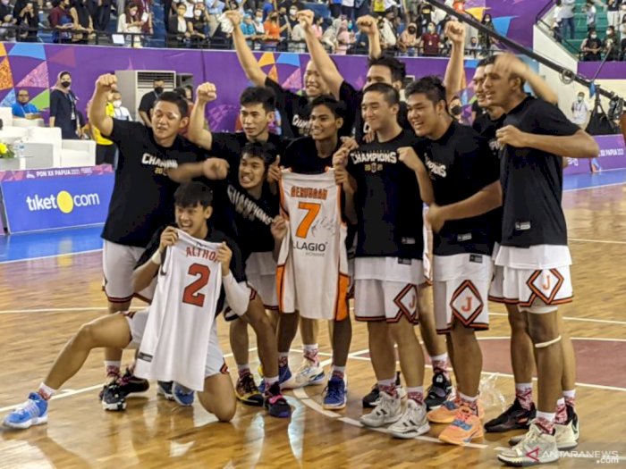 Raih Emas PON XX Papua, Basket Putra DKI Jakarta Akhiri Dahaga 13 Tahun