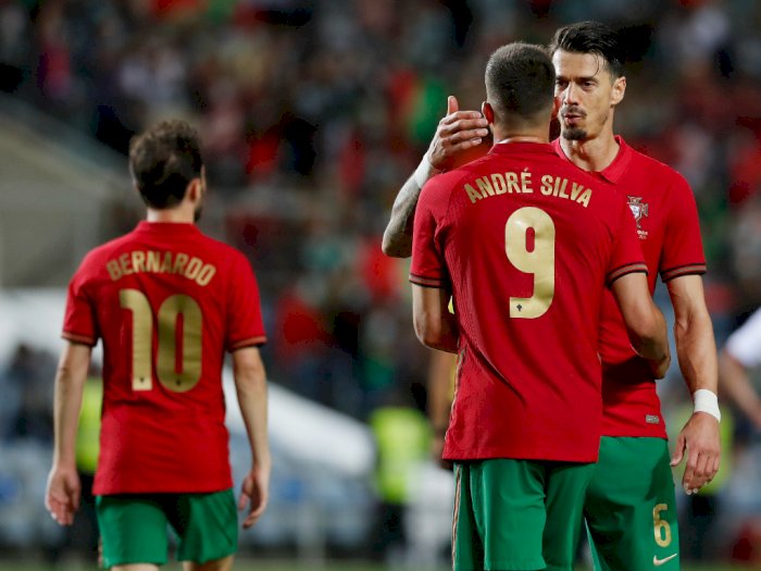 FOTO: Laga Persahabatan, Portugal Tekuk Qatar 3-0