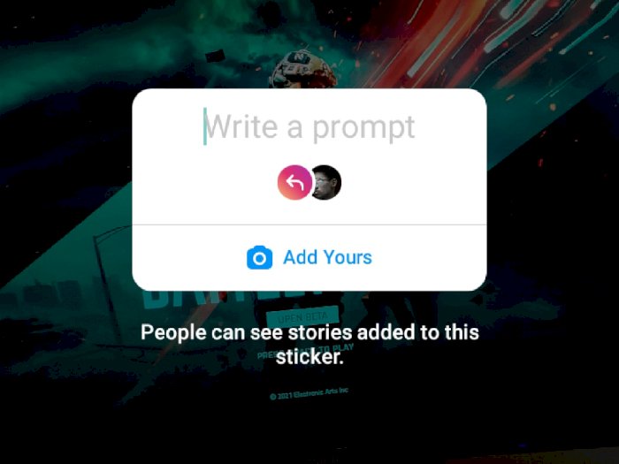 Instagram Uji Coba Sticker Stories ‘Add Yours’ Baru di Indonesia, Ini Cara Pakainya!