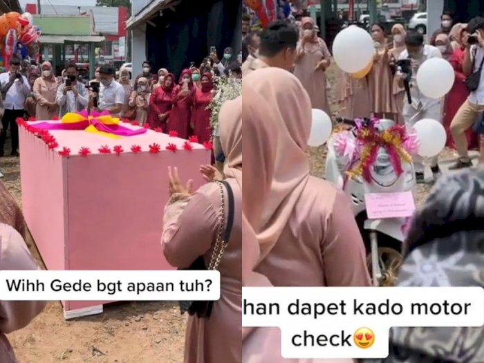 Viral Pengantin Dapat Kado Motor Saat Nikah, Netizen  Pertanyakan Hal Ini