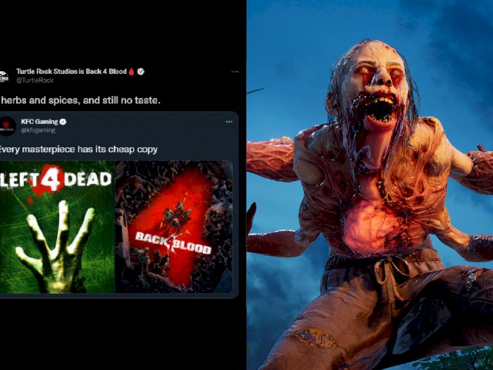 Developer Game Back 4 Blood dan KFC Gaming Saling Sindir di Twitter, Ada Apa?