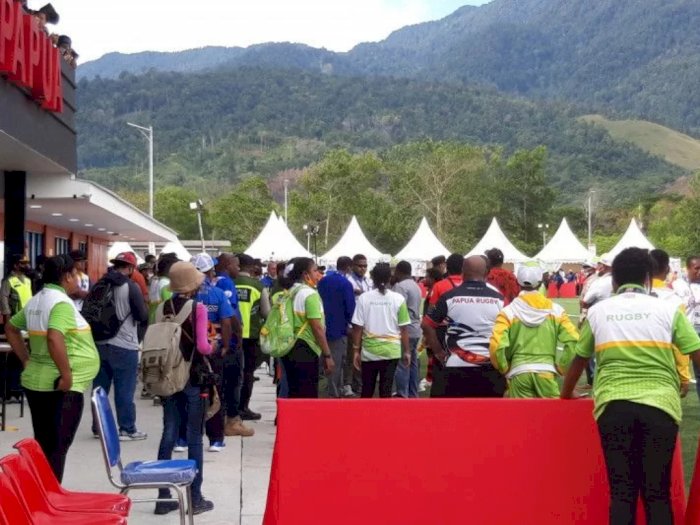 PON Papua: Laga Final Rugby 7S Tuan Rumah & DKI Jakarta Rusuh, Suporter Terobos Lapangan