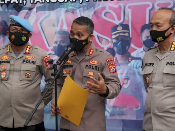 Polisi yang 'Smackdown' Pendemo di Tangerang Ditahan
