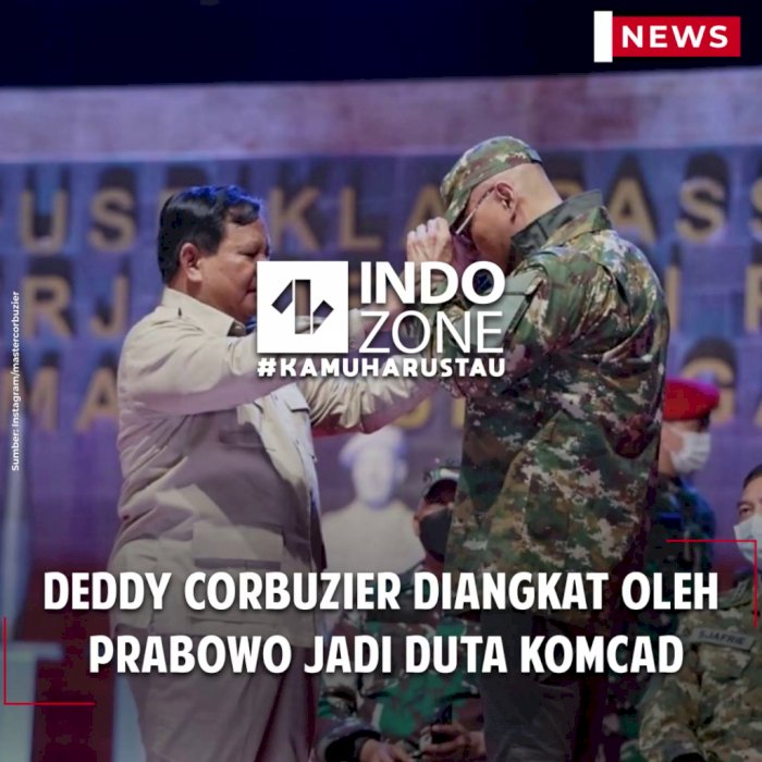 Deddy Corbuzier Diangkat oleh Prabowo Jadi Duta Komcad