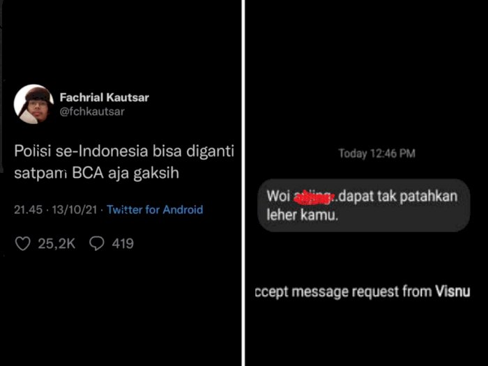 Polri Diminta Tindak Tegas Oknum yang Intimidasi Netizen Soal 'Satpam BCA'