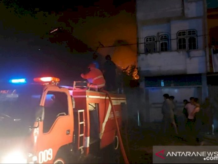 Bekas Asrama CPM di Tanjungbalai Dilalap Api, Nenek 80 Tahun Tewas Terbakar