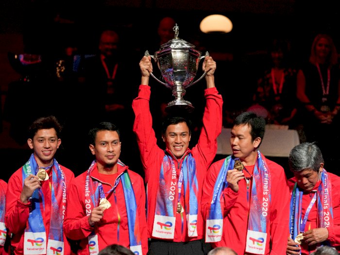 Presiden Jokowi Gembira Indonesia Raih Juara Piala Thomas Setelah Penantian 19 Tahun