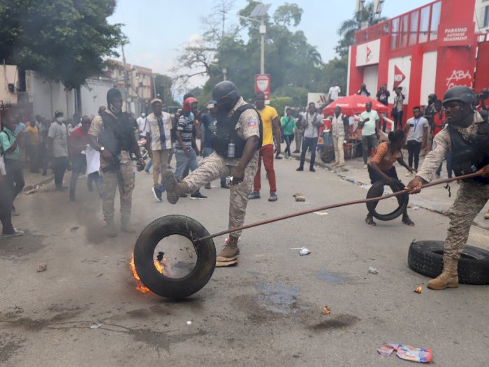 Protes Penculikan di Haiti, Berikut Foto-fotonya