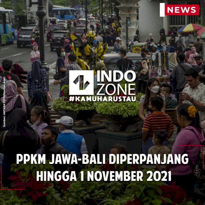 PPKM Jawa-Bali Diperpanjang hingga 1 November 2021