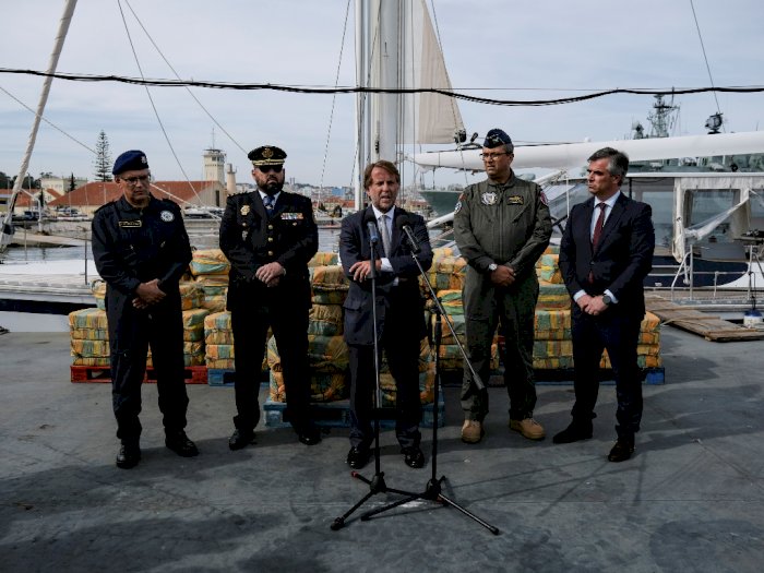Polisi Portugal Menyita 5 Ton Kokain dari Kapal Pesiar,  Nilainya Rp3,2 Triliun