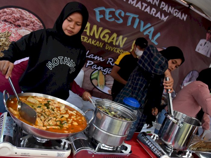 Festival Pangan Lokal di Mataram, Berikut Foto-fotonya