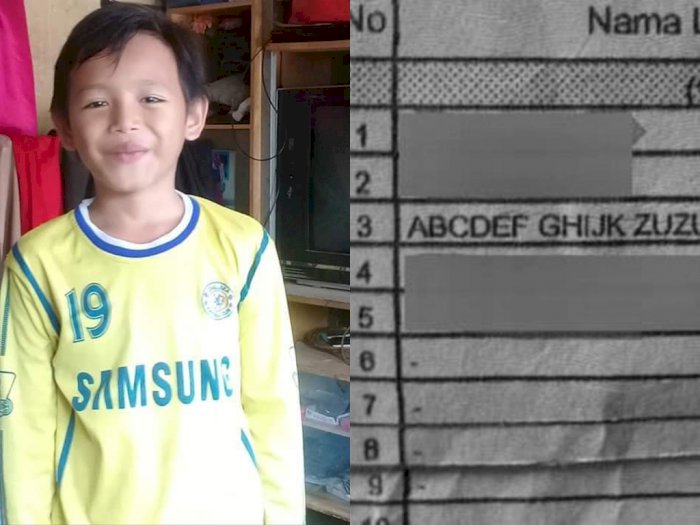 Viral Pelajar SMP Punya Nama 'ABCDEF GHIJK Zuzu',  Ini Alasan di Balik Namanya