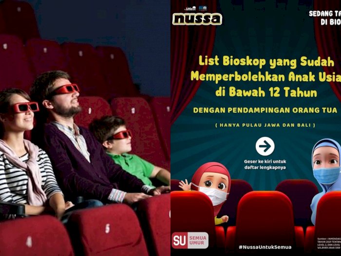 Berkat Film 'Nussa', Anak di Bawah 12 Tahun Kini Bisa Nonton Bioskop!