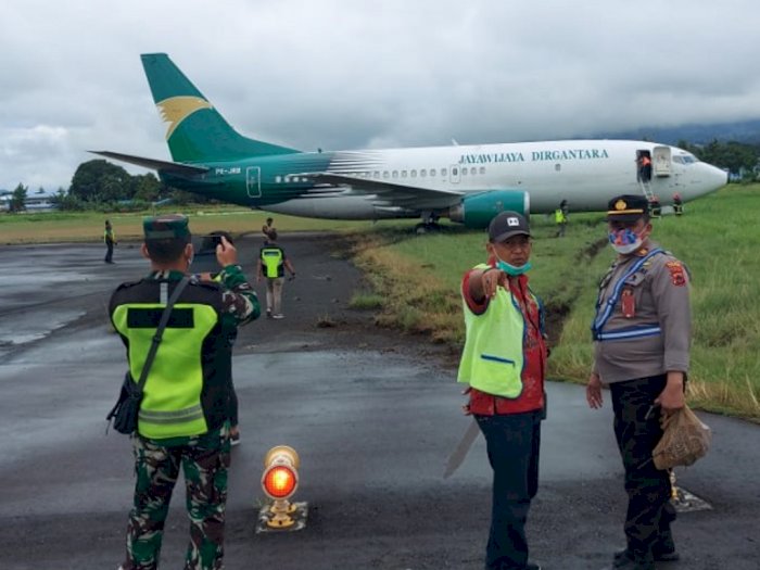 Pesawat Kargo Tergelincir di Papua, Beruntung Tak Ada Korban Jiwa
