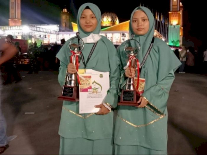 Alhamdulillah, Dua Putri Terbaik Palas Raih Juara Satu Hafalan Hadits STQN 2021