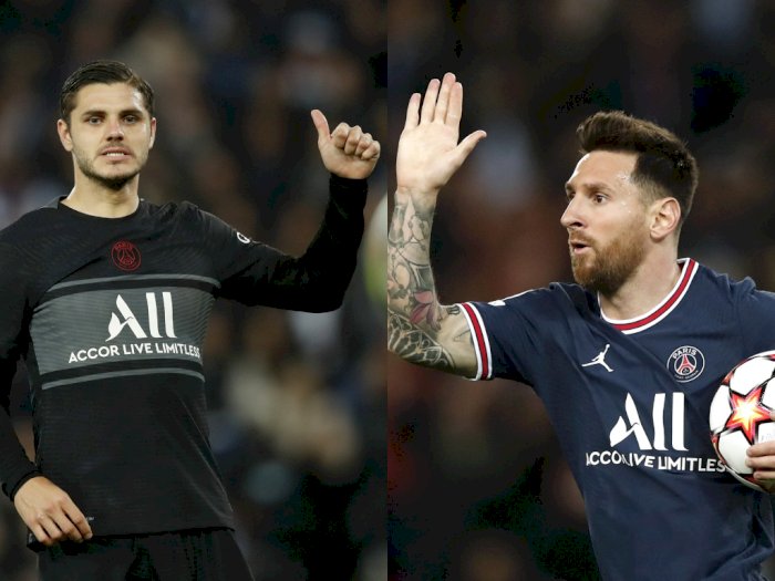 Digosipkan Berselisih, Lionel Messi Ingin PSG Jual Mauro Icardi