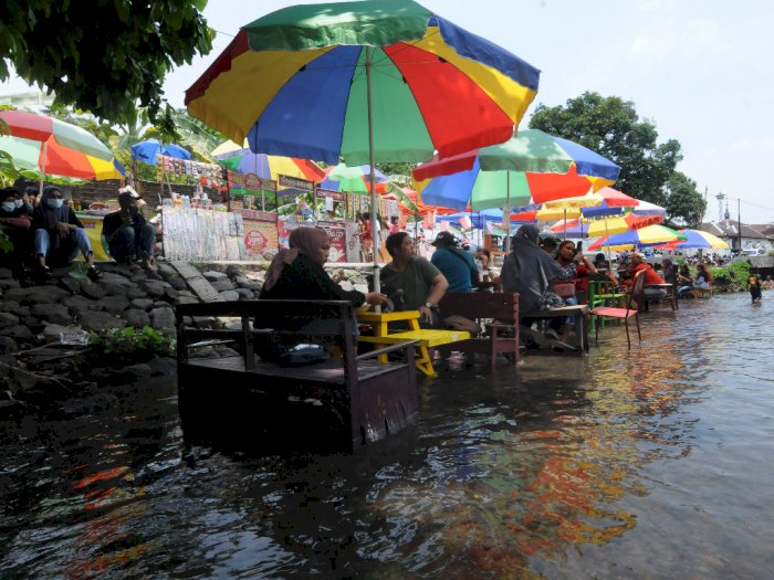 Wisata Kuliner Air di Boyolali, Makan di Tengah Aliran Sungai, Ini Foto-fotonya