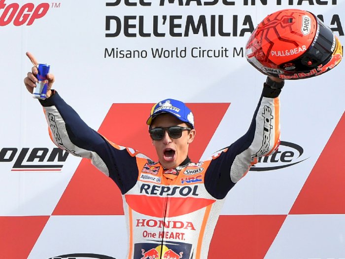 MotoGP Emilia Romagna 2021: Marc Marquez Juara, Bagnaia Gagal Finish!