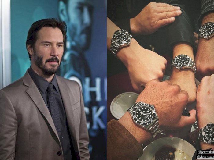 Penampakan Jam Tangan Rolex Submariner yang Diberi Keanu Reeves ke Tim Stuntman John Wick