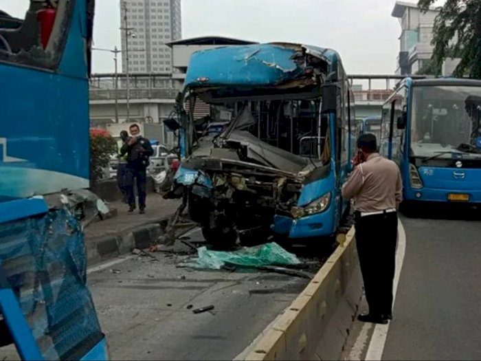 Polisi Periksa 11 Saksi Terkait Tabrakan Maut Bus Transjakarta di Cawang