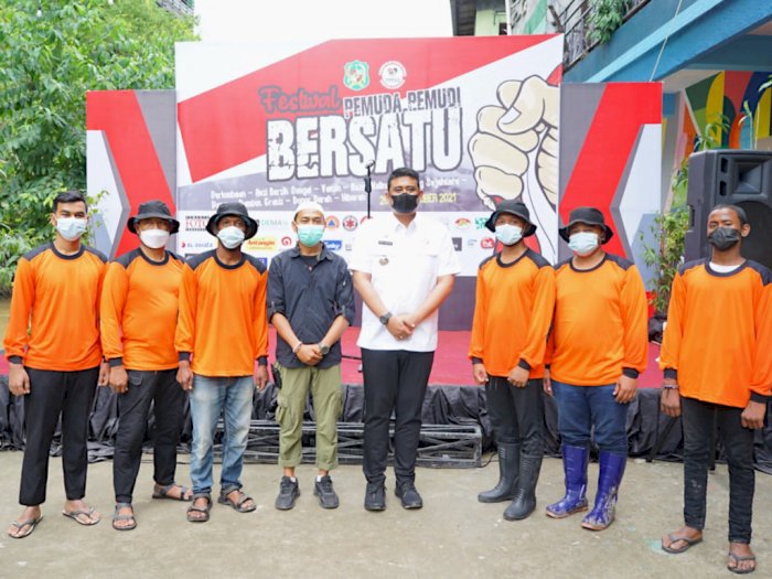 Buka Festival Pemuda Pemudi Bersatu Kampung Sejahtera Medan, Bobby: Saya Sangat Apresiasi