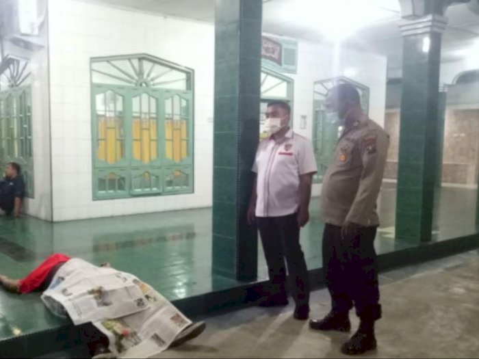 Geger, Lelaki  48 Tahun Meninggal di Teras Masjid Shuluhiyah Lubukpakam