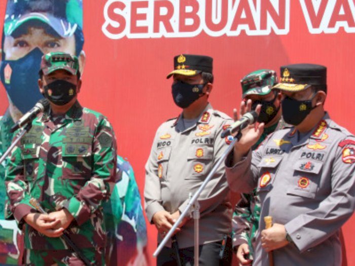 Kapolri Sebut Polisi dan Tentara Berperan di Balik Penurunan Kasus Covid-19 di Indonesia