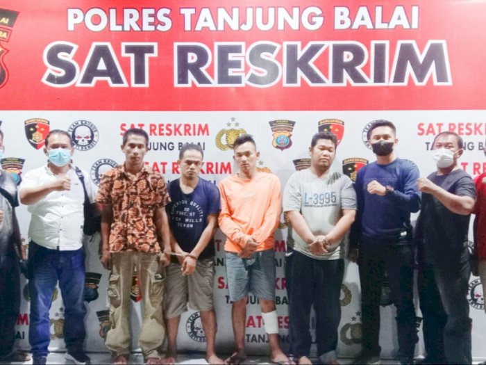 Berkali-kali Beraksi, 4 Pria Pembobol Indomaret Tak Berkutik Diringkus Polres Tanjungbalai