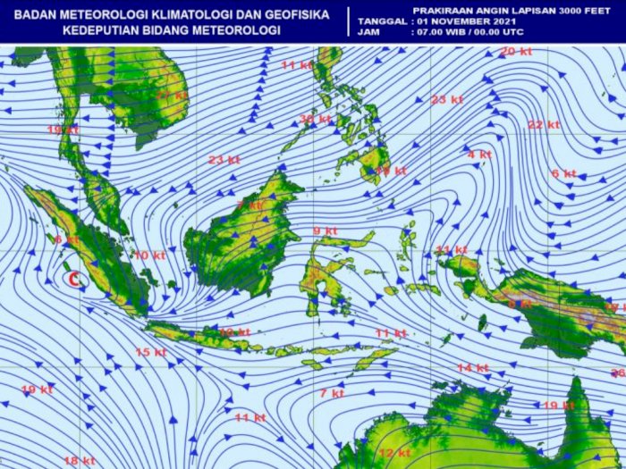 BMKG Ingatkan Masyarakat Potensi Cuaca Ekstrem Sepekan ke Depan di Indonesia