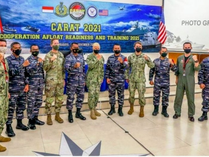 Angkatan Laut AS Dan TNI AL Gelar Latihan Militer Bersama di Surabaya