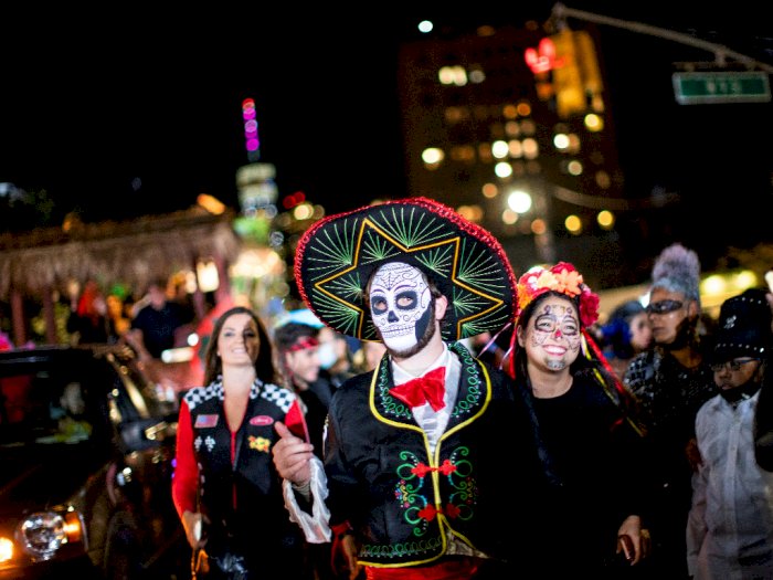 Parade Halloween NYC di Amerika Serikat, Berikut Foto-fotonya