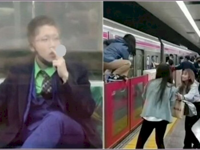 Pria Berdandan Joker Ini Tusuk 17 Orang di Kereta Tokyo, Identitas dan Motifnya Terungkap