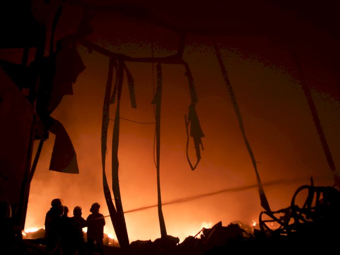 Kebakaran Pabrik Korek Api di Tangerang, Berikut Foto-fotonya