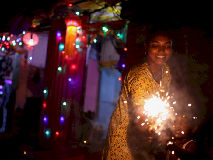 Perayaan Diwali di India, Berikut Foto-fotonya