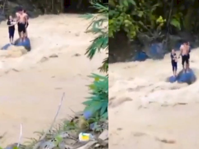 4 Orang Terjebak Arus Sungai, Objek Wisata Aceh Tamiang Diterjang Banjir Bandang