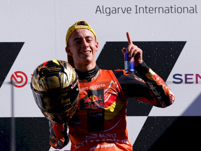 Sosok Pedro Acosta, Sang Juara Dunia Moto3 2021 di Grand Prix Algarve  